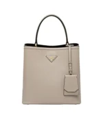 PP Medium Saffiano Leather PP Panier Bag