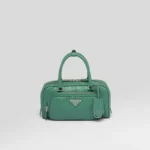 PP Antique nappa leather multi-pocket top-handle bag ?C Sage Green
