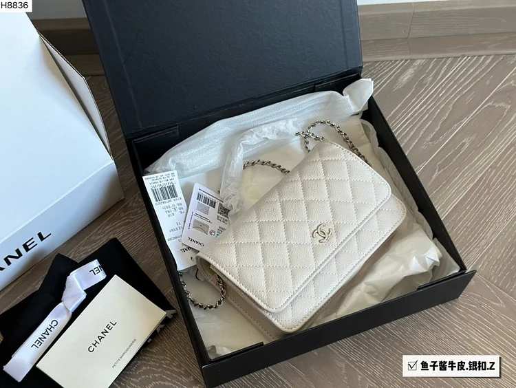 CC new arrival woc caviar leather bag size:19 * 12cm - Image 7