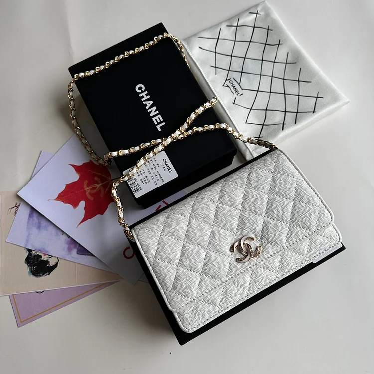 CC new arrival 2024 Woc bag caviar leather size: 19 cm - Image 10