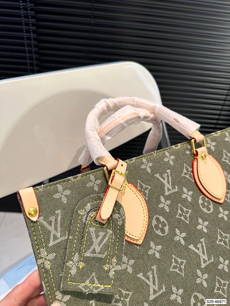 Louis new arrival denim tote bag size: 35 * 28 cm - Image 3