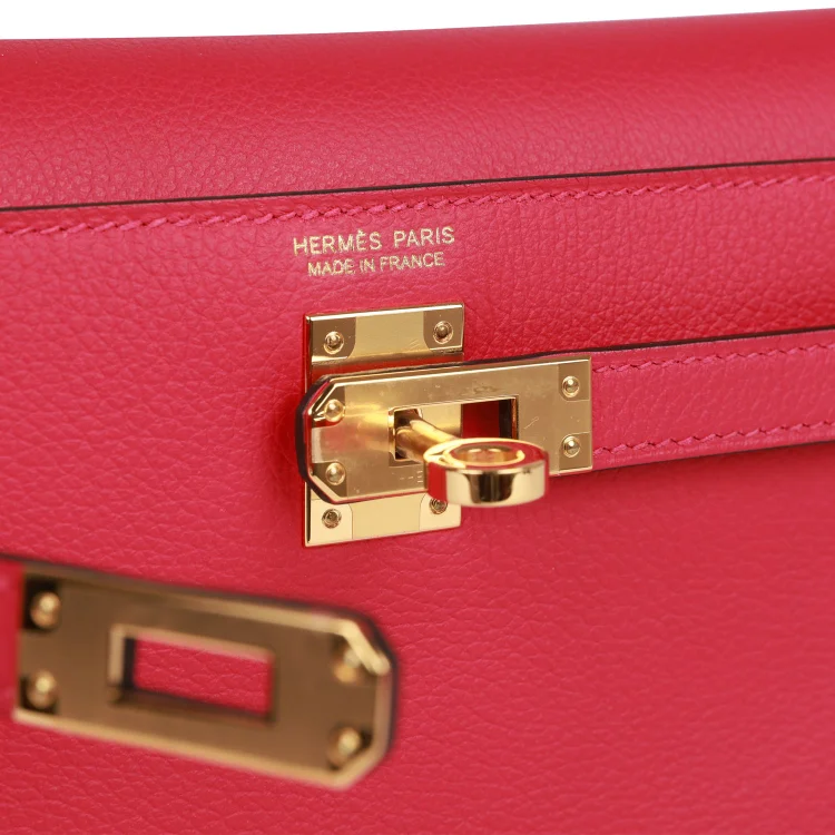 H Kelly Danse Framboise Evercolor Gold Hardware - Image 7