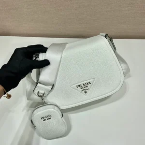 Pra Shoulder Bag White For Women, Women??s Bags 8.6in/22cm
