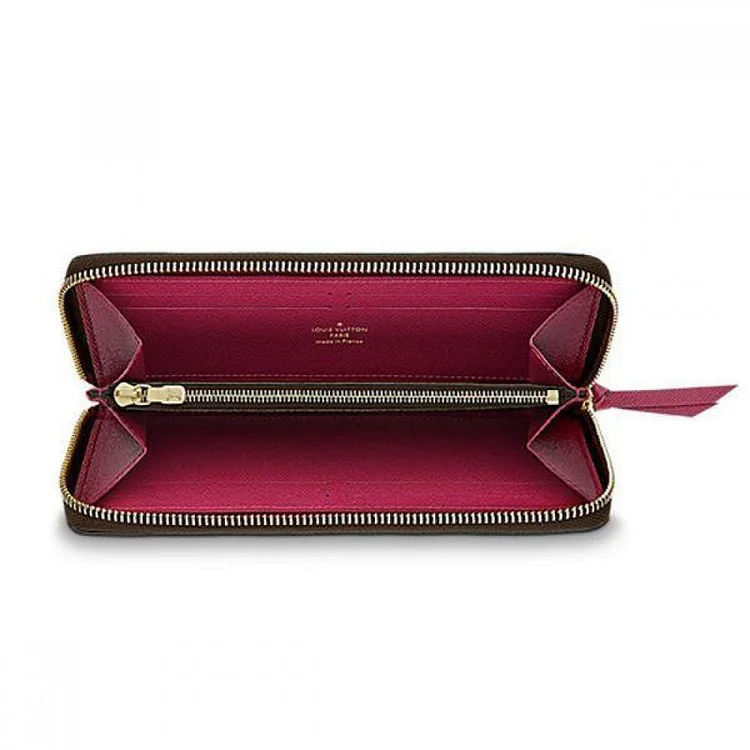 L-bag Monogram Canvas Clemence Wallet M60742 Fuchsia - Image 5