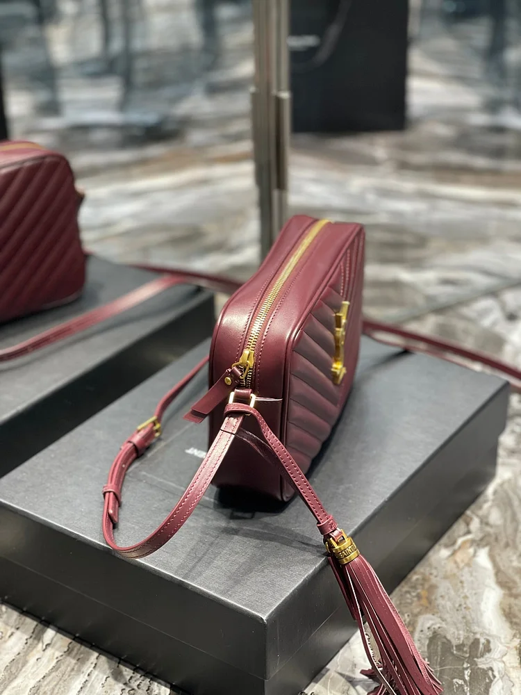 Y Lou Camera Bag In Quilted Leather - Image 25