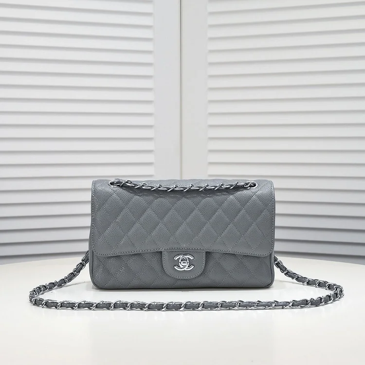 CC CF2.55 caviar leather bag 8 COLORS size: 25.5*16*6.5cm - Image 9