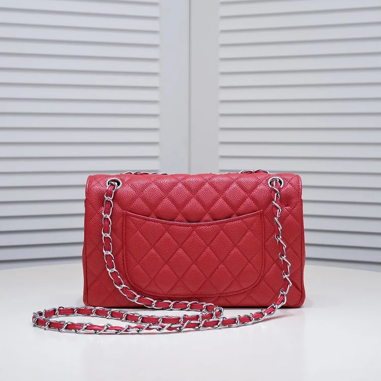 CC CF2.55 caviar leather bag 8 COLORS size: 25.5*16*6.5cm - Image 18