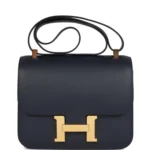 H Constance 24 Bleu Nuit Evercolor Gold Hardware