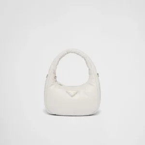 PP Soft padded nappa leather mini-bag ?C White
