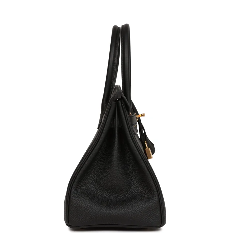 H Birkin 30 Black Togo Gold Hardware - Image 2