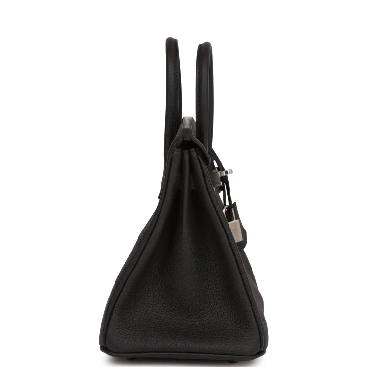 H Birkin 25 Black Togo Palladium Hardware - Image 2