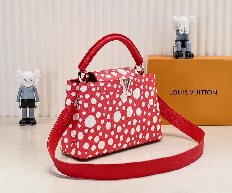 Louis x YK Capucines Taurillon new arrival bag size : 27 x 18 x 9 cm - Image 10