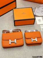 H Constance bag silver logo