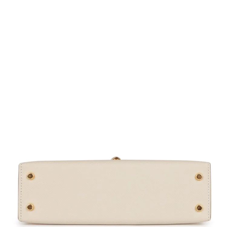 H Kelly Sellier 20 Craie Epsom Gold Hardware - Image 5