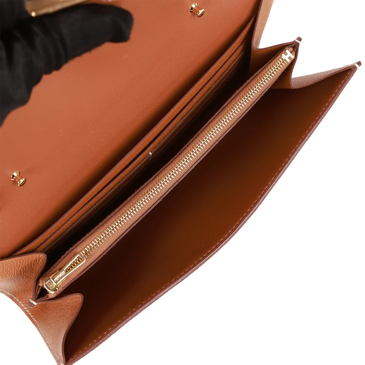 H Constance Wallet To Go Gold Epsom Gold Hardware - Image 7