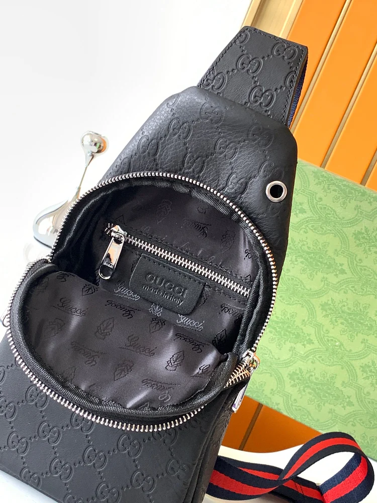Gg new arrival man bag size : 16.5x30x6 cm - Image 4