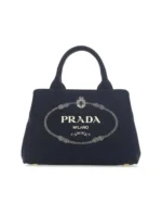 PP Small Cotton Canvas Tote in Navy