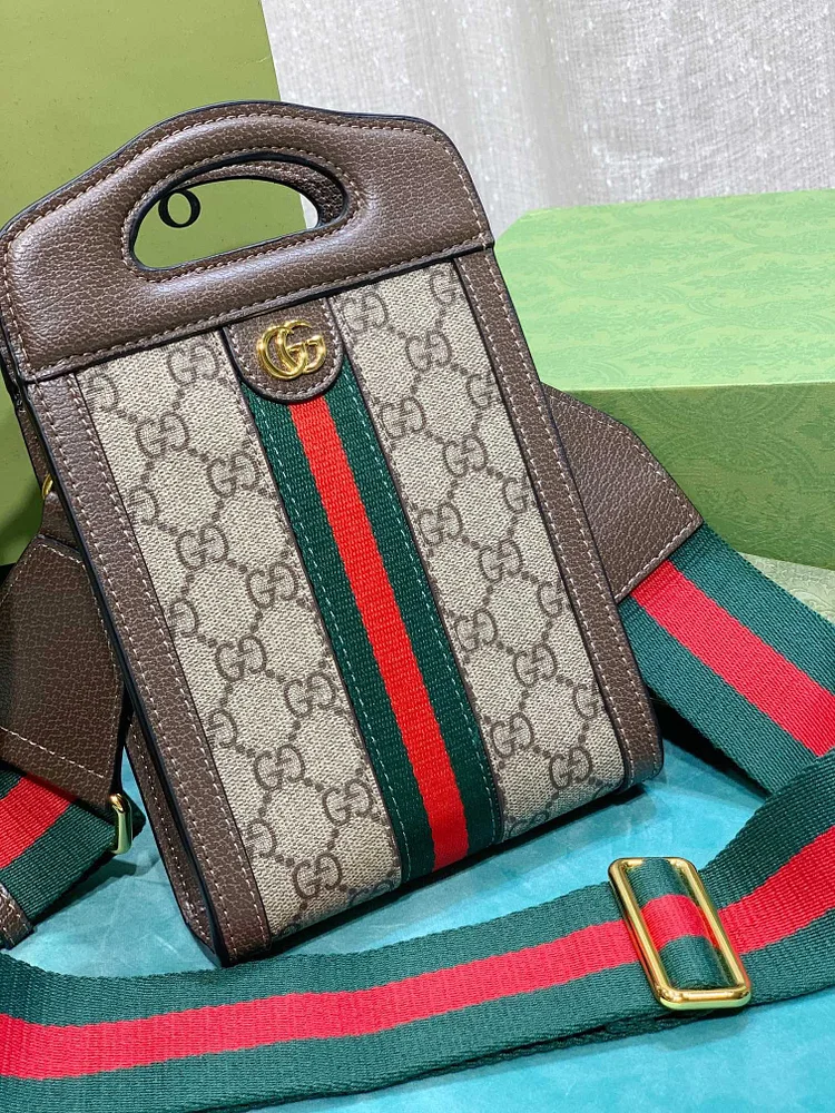 GC444 Ophidia top handle mini bag / 5.5??W x 9??H x 1.8??D - Image 8