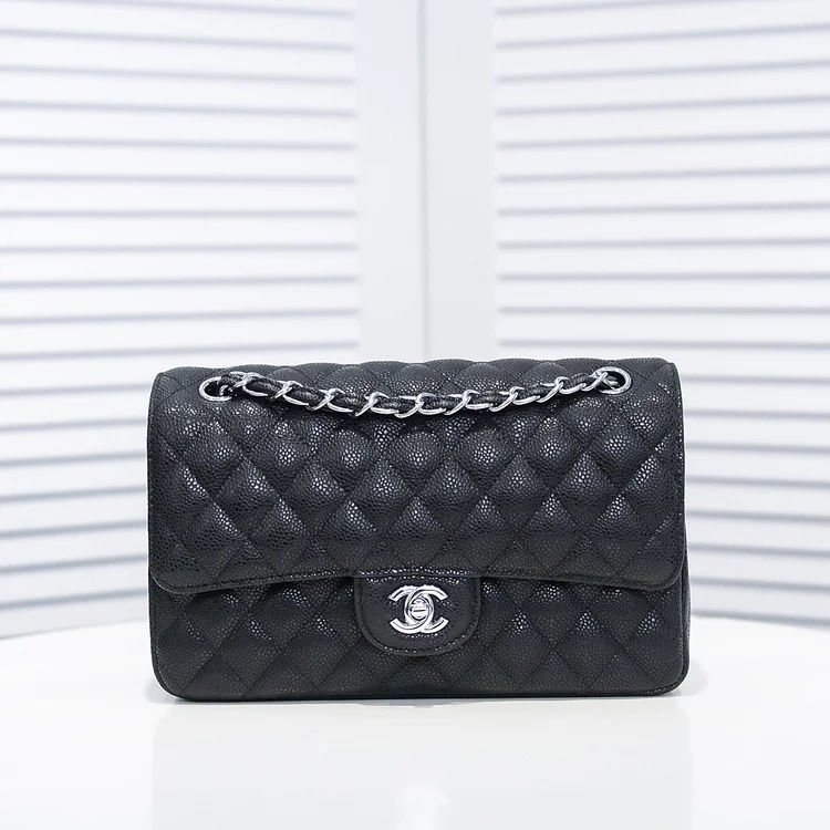 CC CF2.55 caviar leather bag 8 COLORS size: 25.5*16*6.5cm - Image 5