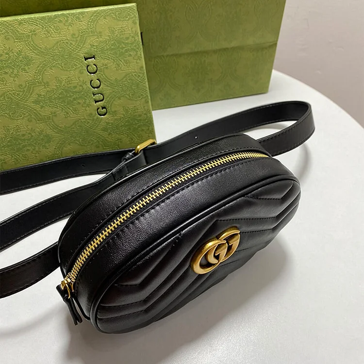 GG Marmont Quilted Leather Belt Bag - Image 2