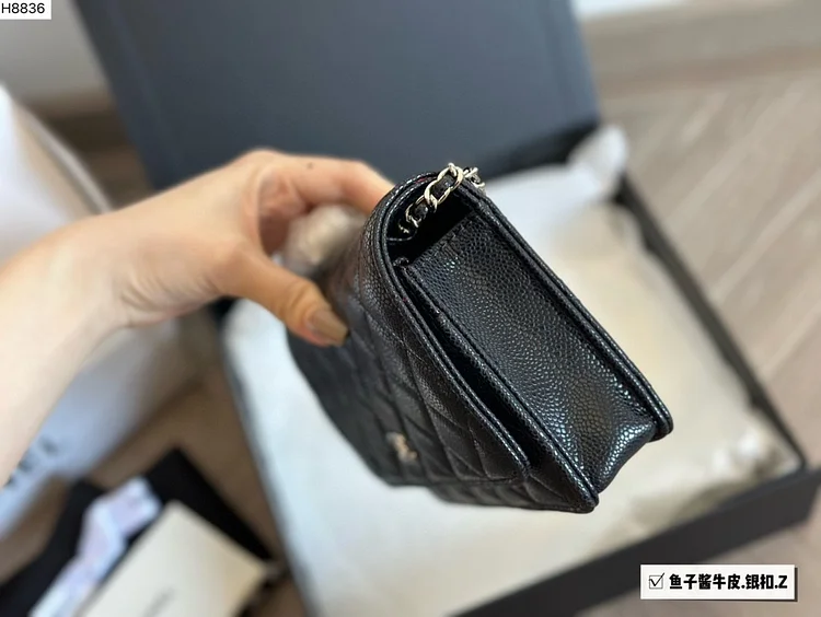 CC new arrival woc caviar leather bag size:19 * 12cm - Image 15