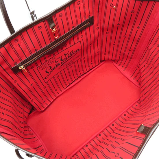 L N51106 Neverfull GM Shoulder Bag Damier Ebene Canvas - Image 5