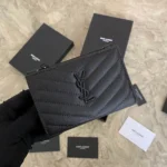 Y  wallet black  SIZE:13x9x1.5CM  08