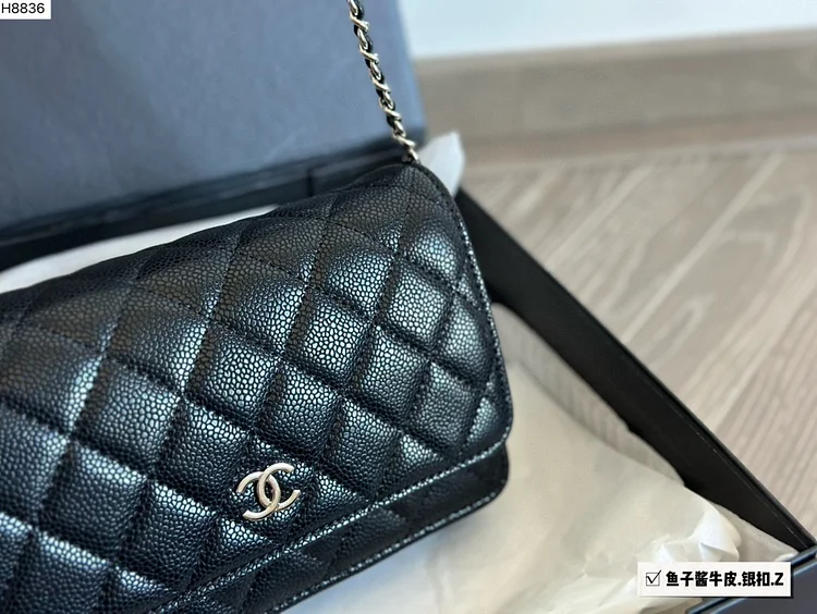 CC new arrival woc caviar leather bag size:19 * 12cm - Image 11