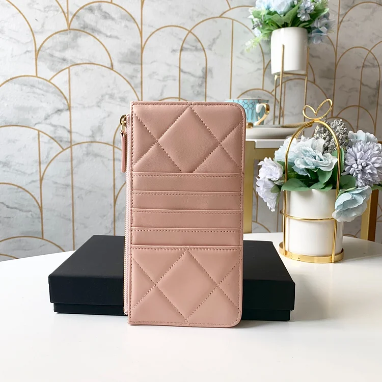 cc 19 Matelasse Phone and Card Case Pink Bag For Women 19cm/7.5in - Image 6