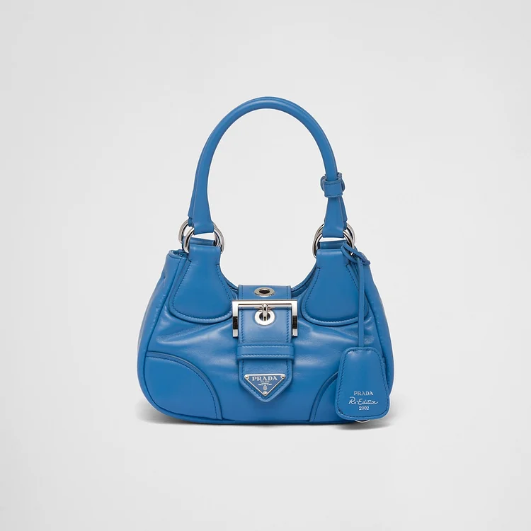 PP Moon padded nappa-leather bag ?C Light Blue