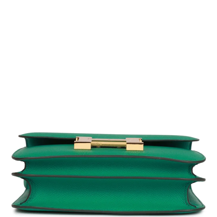 H Constance 18 Vert Jade Epsom Gold Hardware - Image 5