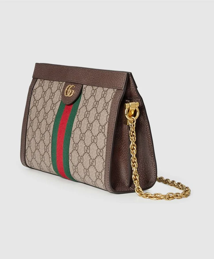 GG Ophidia GG small shoulder bag 503877 Dark Coffee - Image 3