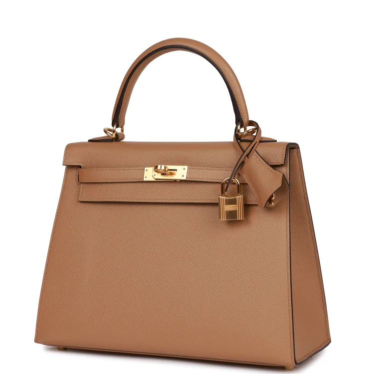 H Kelly Sellier 25 Chai Epsom Gold Hardware - Image 4