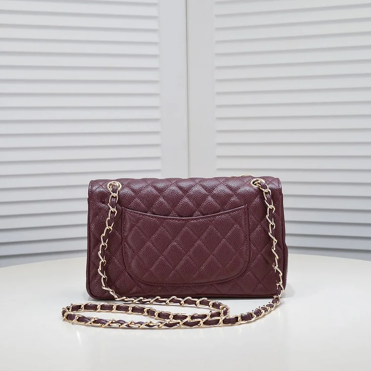 CC CF2.55 caviar leather bag 8 COLORS size: 25.5*16*6.5cm - Image 14