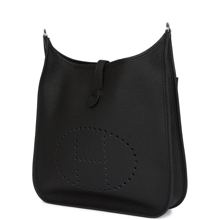 H Evelyne III PM Black Clemence Palladium Hardware - Image 4