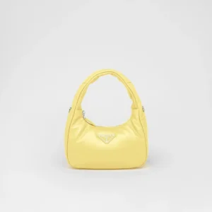 PP Soft padded nappa leather mini-bag ?C Citron Green