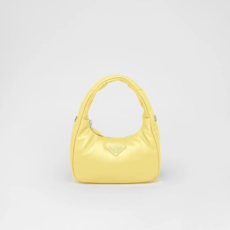 PP Soft padded nappa leather mini-bag ?C Citron Green