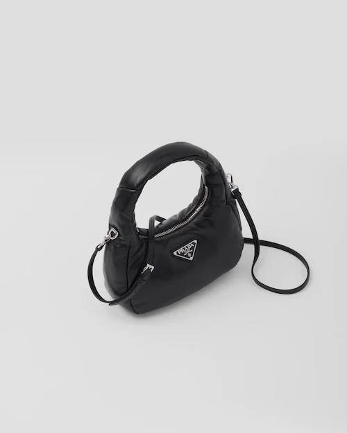 PP Soft padded nappa leather mini-bag ?C Black - Image 4
