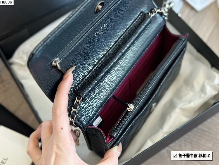 CC new arrival woc caviar leather bag size:19 * 12cm - Image 5