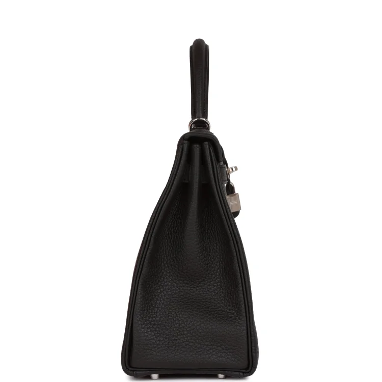 H Kelly Retourne 32cm Black Togo Palladium Hardware - Image 2