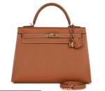 H Kelly Sellier 32 Gold Epsom Gold Hardware