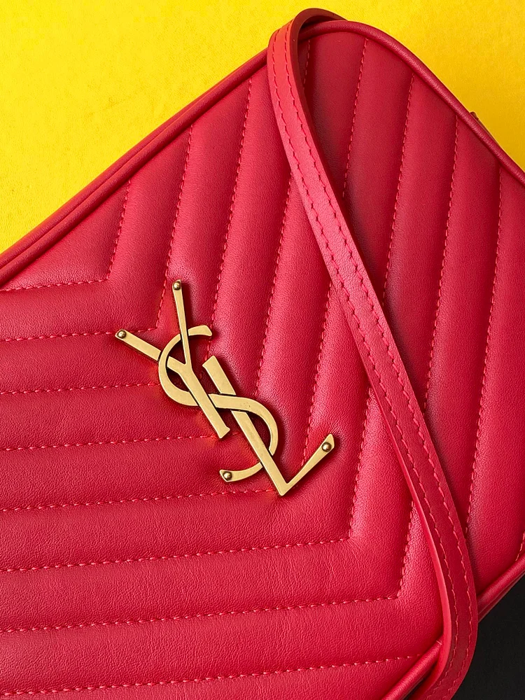 Y Lou Camera Bag In Quilted Leather - Image 4
