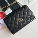 CC new arrival 2024 Woc bag caviar leather size: 19 cm