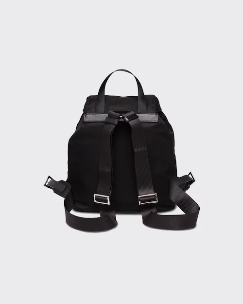 PP Small Re-Nylon backpack ?C Black - Image 4