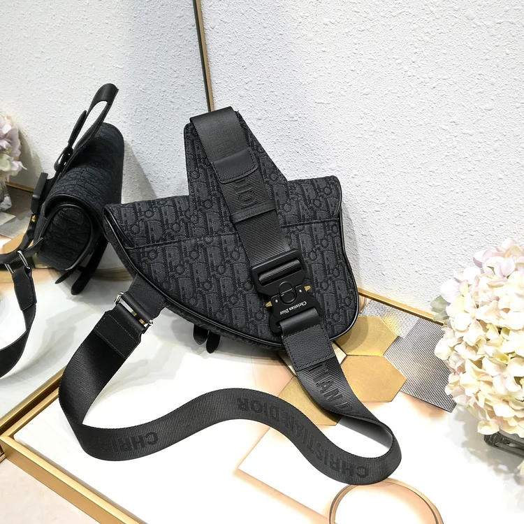 D homme2023 Pre-Fall saddle bag size : 20x28.6x5cm - Image 11