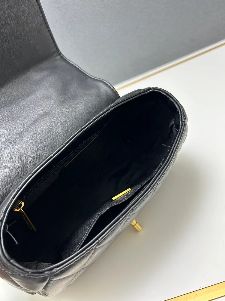 CC 24c coco women handbag size: 11.2*20.5*5.5 cm - Image 7