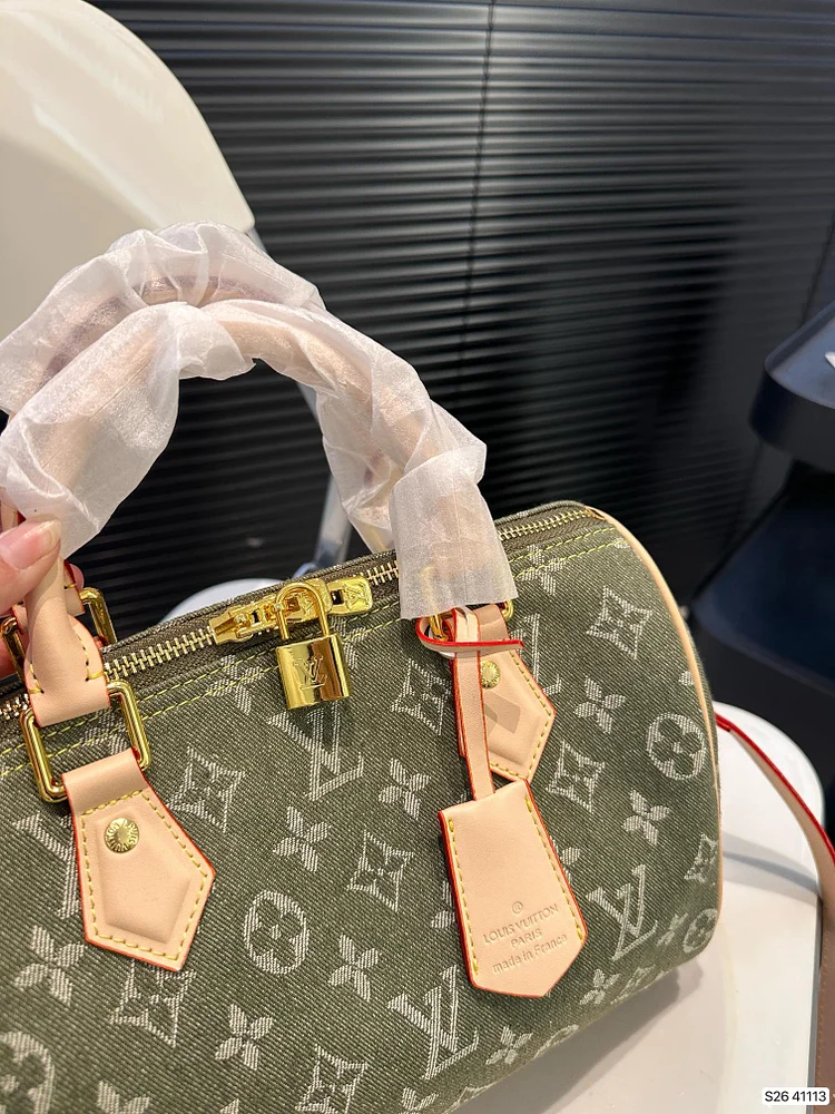 Louis new arrival speedy 25 denim bag size: 25 * 19 cm - Image 4