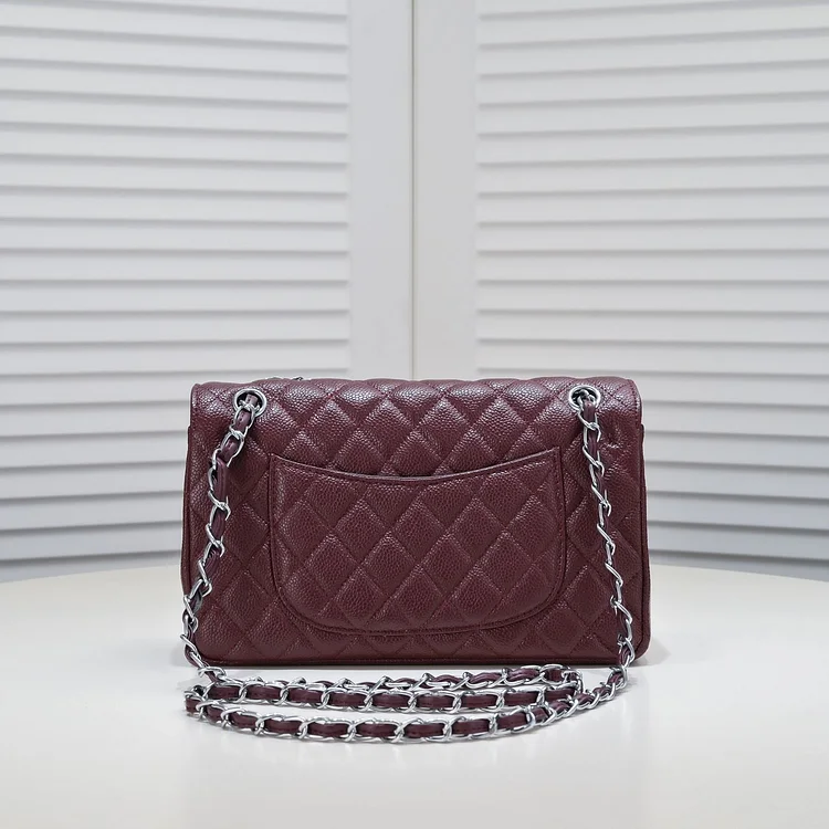 CC CF2.55 caviar leather bag 8 COLORS size: 25.5*16*6.5cm - Image 12