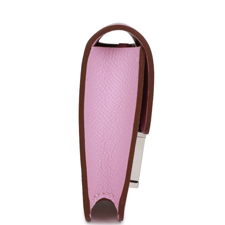 H Constance Slim Wallet Mauve Syestre Epsom Palladium Hardware - Image 2