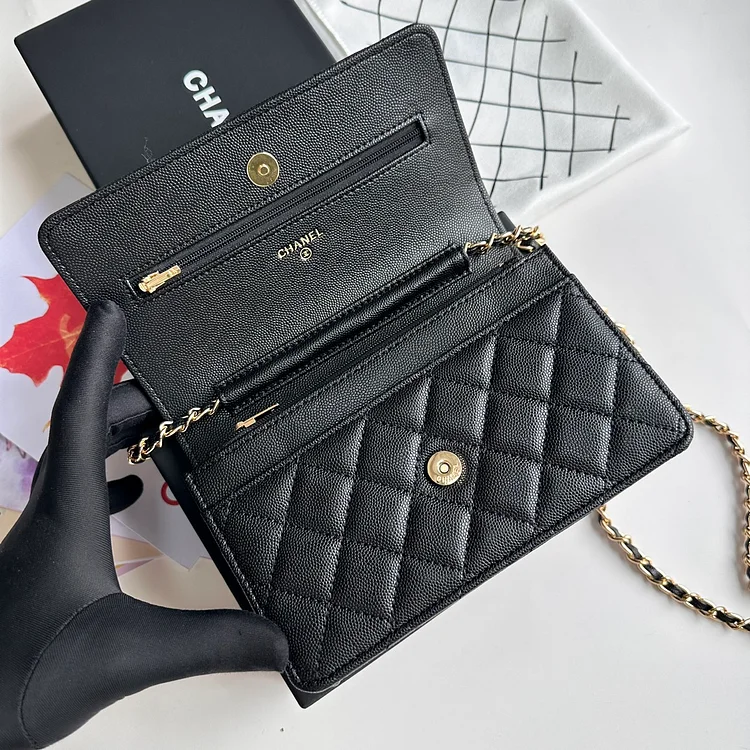CC new arrival 2024 Woc bag caviar leather size: 19 cm - Image 11